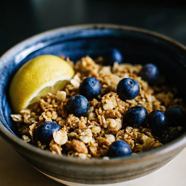 Lemon Blueberry Granola