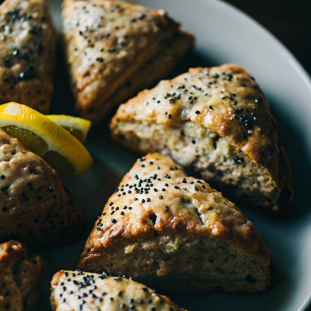 Lemon Poppy Seed Scones