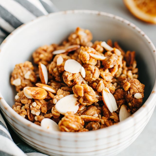 Maple Almond Granola Recipe