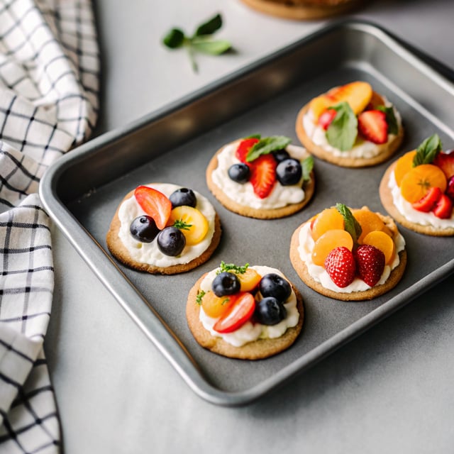 Mini Fruit Pizzas