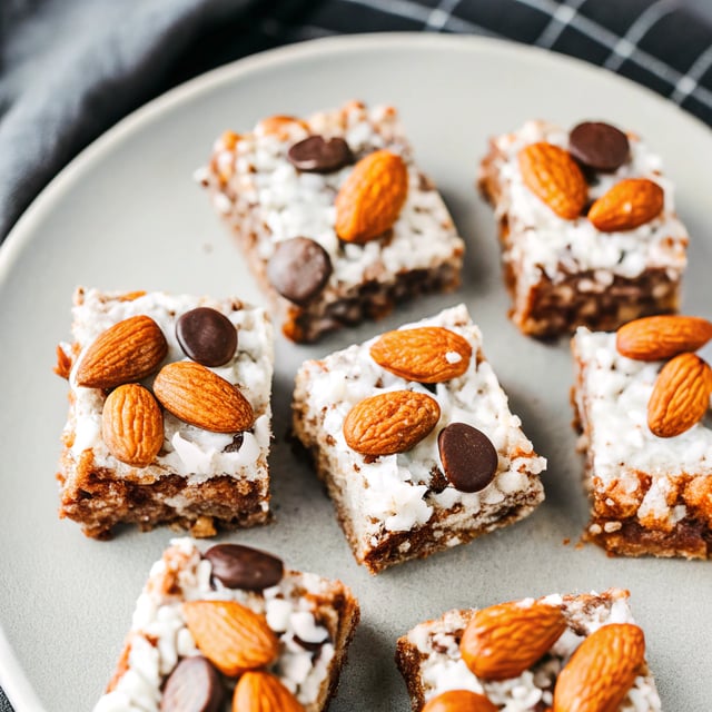 No Bake Almond Joy Bars