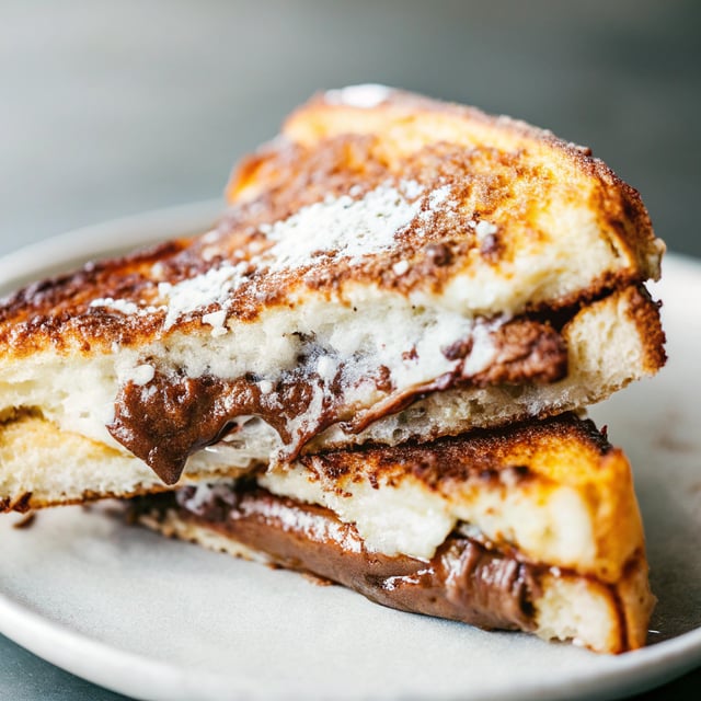 Nutella Stuffed French Toast