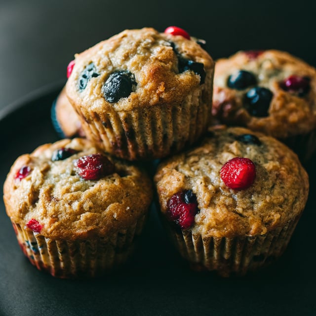Oatmeal Berry Muffins