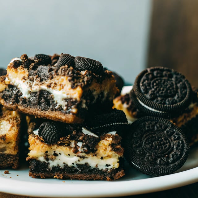 Oreo Cheesecake Bars