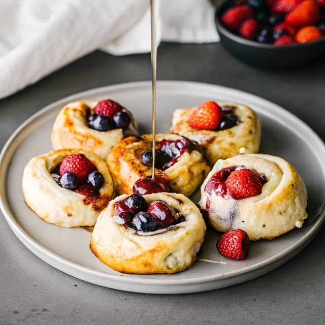 Oven Berry Pancakes