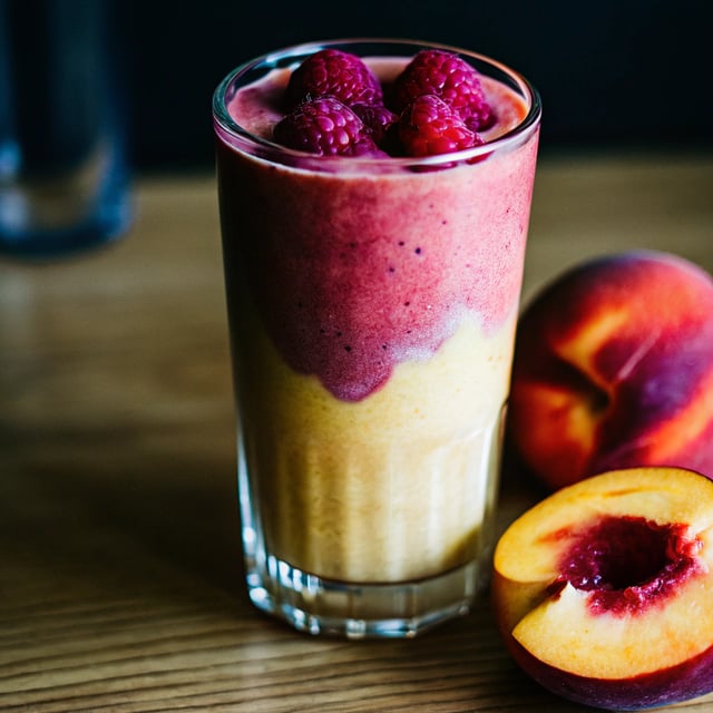 Peach Raspberry Smoothie