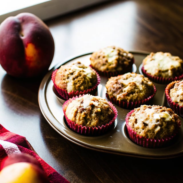 Peaches 'N Cream Muffins