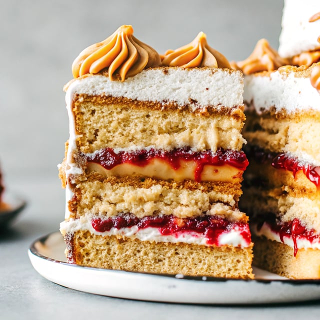 Peanut Butter and Jelly Coffee Cake