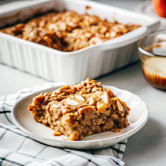 Peanut Butter Apple Bars
