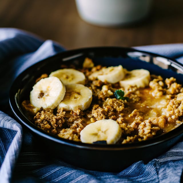 Peanut Butter, Banana, and Honey Granola