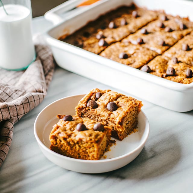 Peanut Butter Chocolate Chip Blondies