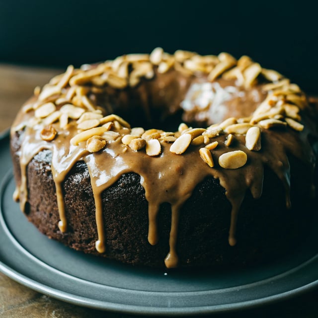 Peanut Butter Flourless Chocolate Cake
