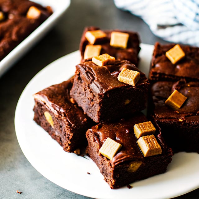 Peanut Butter Snickers Brownies
