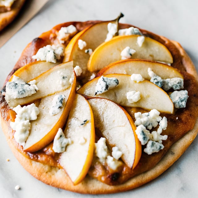 Pear and Blue Cheese Flatbread