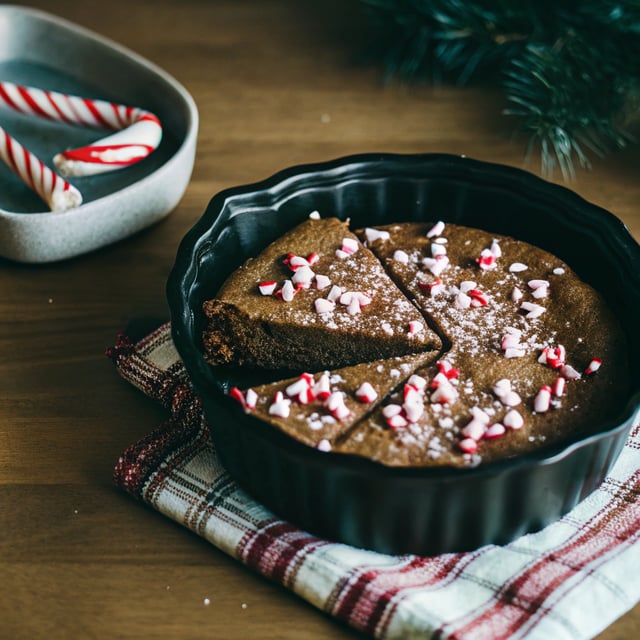 Peppermint Flourless Chocolate Cake