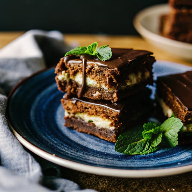 Peppermint Pattie Brownies