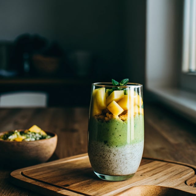 Pineapple Mango Green Smoothie