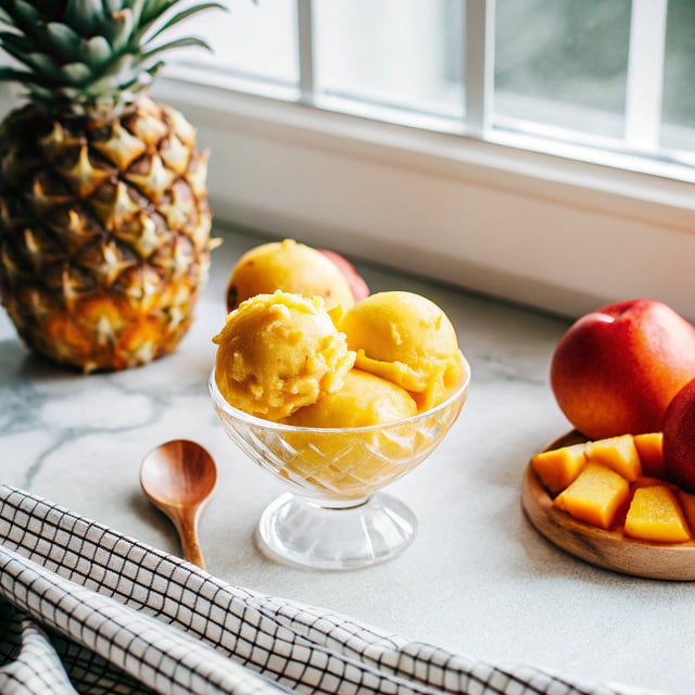 Pineapple Mango Sorbet