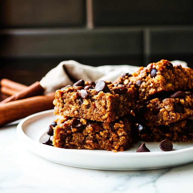 Pumpkin Chocolate Chip Granola Bars