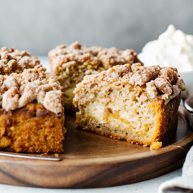 Pumpkin Cinnamon Streusel Coffee Cake