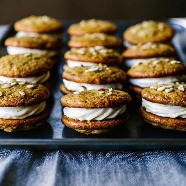 Pumpkin Oatmeal Cream Pies
