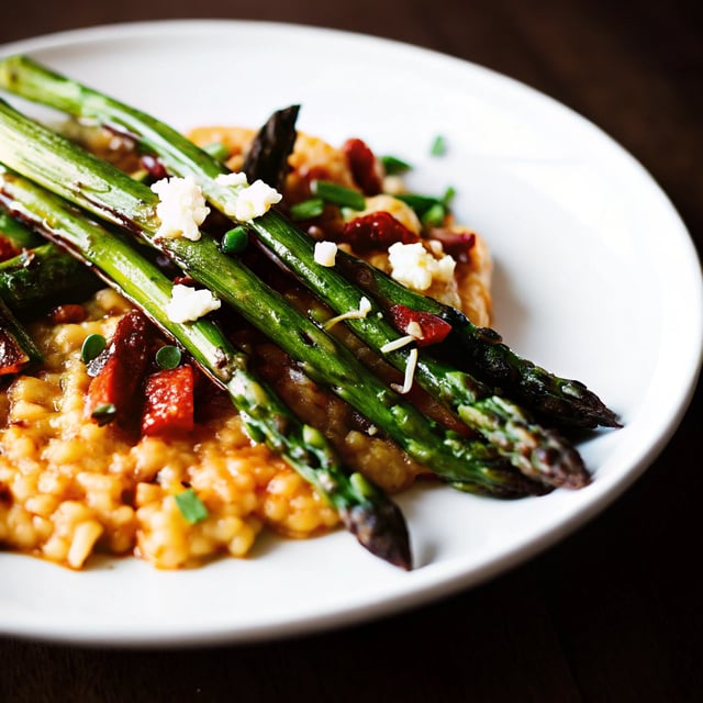 Roasted Asparagus Risotto