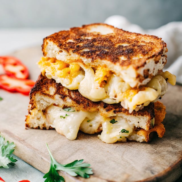 Roasted Cauliflower Grilled Cheese