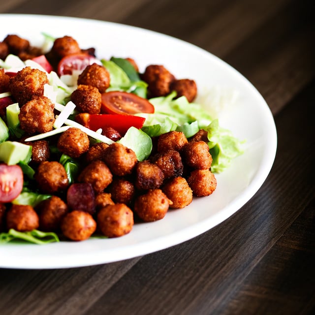 Roasted Chickpea Taco Salad