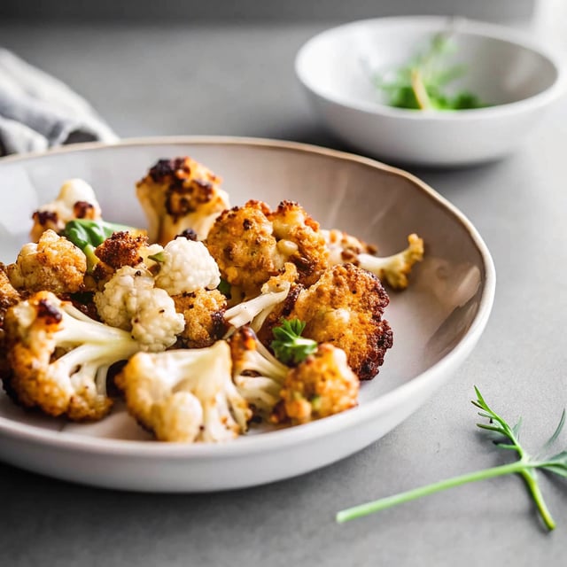 Roasted Mustard Cauliflower