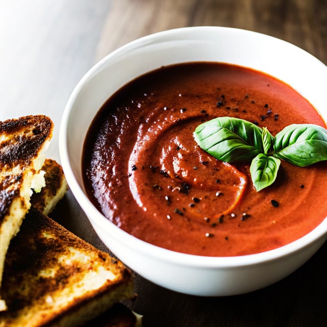 Roasted Tomato Basil Soup