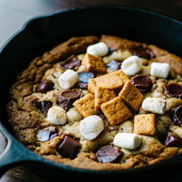 S’mores Skillet Cookie