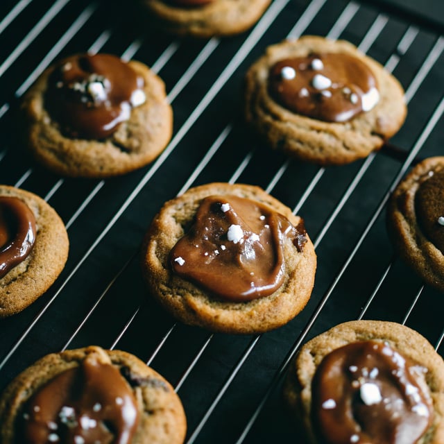 Salted Caramel Chocolate Chip Cookies