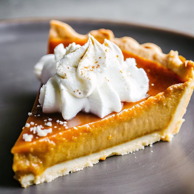 Salted Caramel Pumpkin Pie