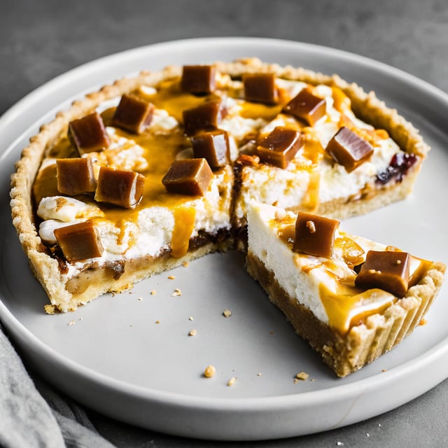Salted Caramel Toffee Pie