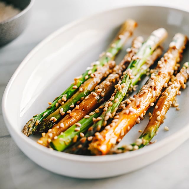 Simple Sesame Asparagus