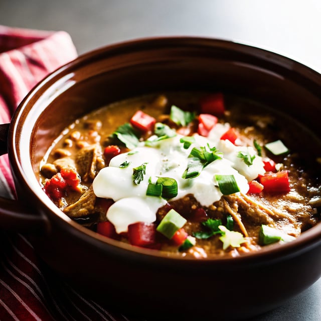 Slow Cooker Chicken Chile Verde