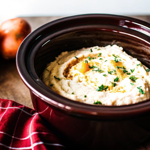 Slow Cooker Mashed Potatoes