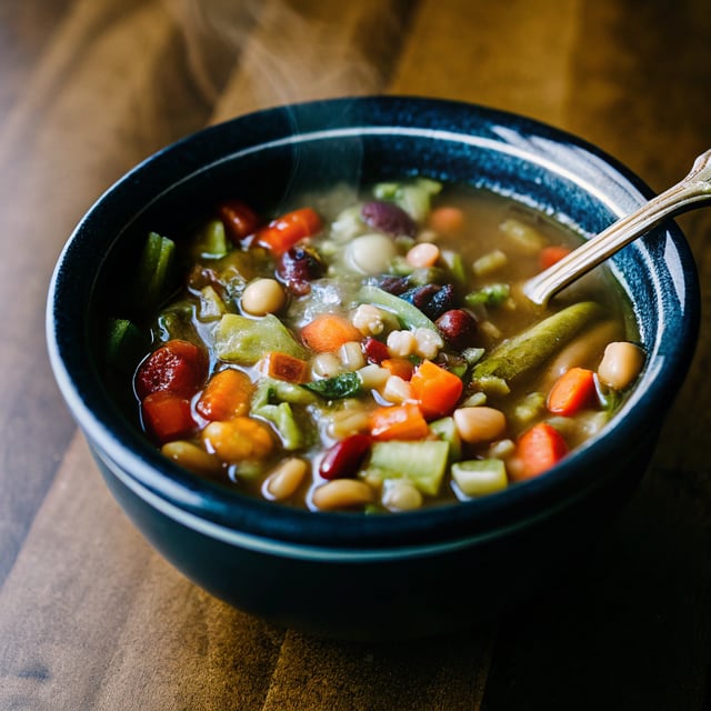 Slow Cooker Minestrone Soup