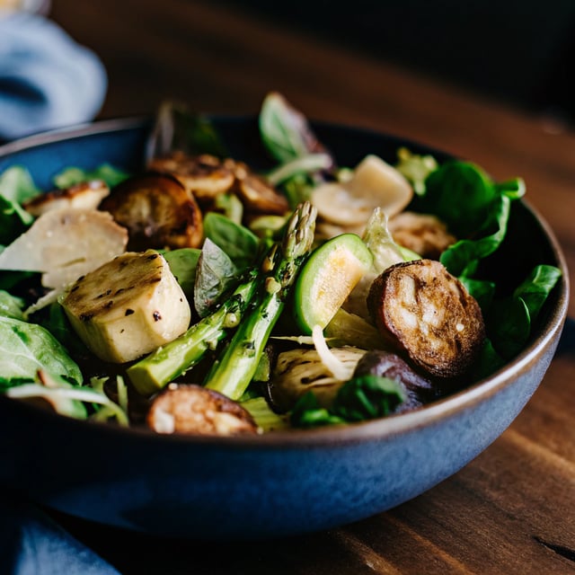 Smashed Potato Spring Salad with Creamy Lemon Dressing