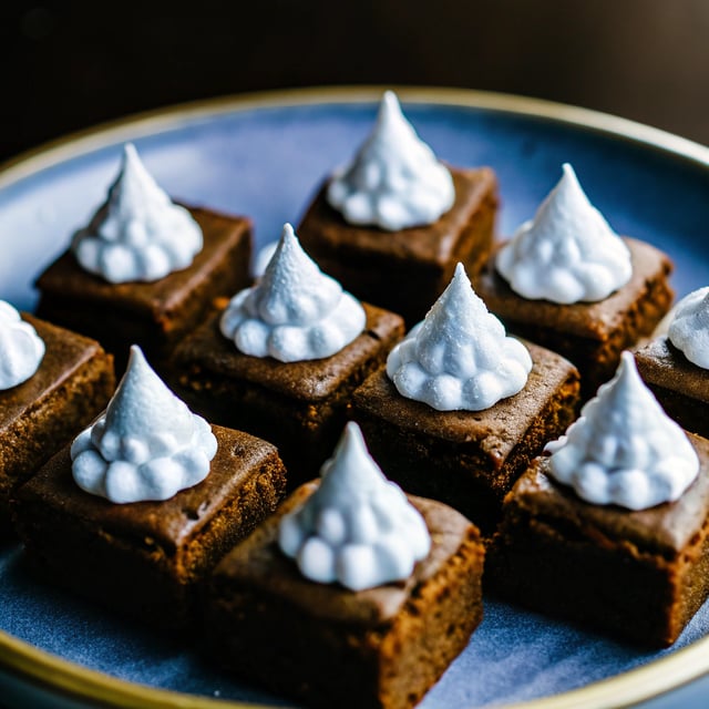 Snowy-Topped Brownie Drops