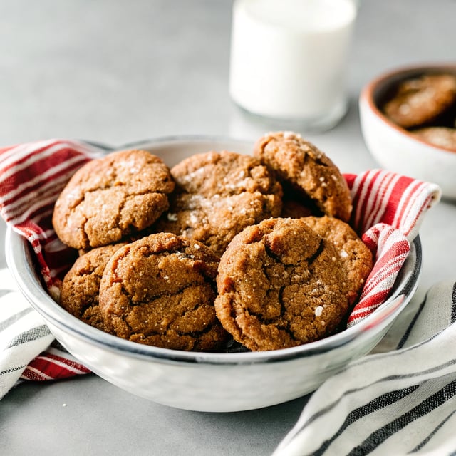 Soft Gingersnap Cookies