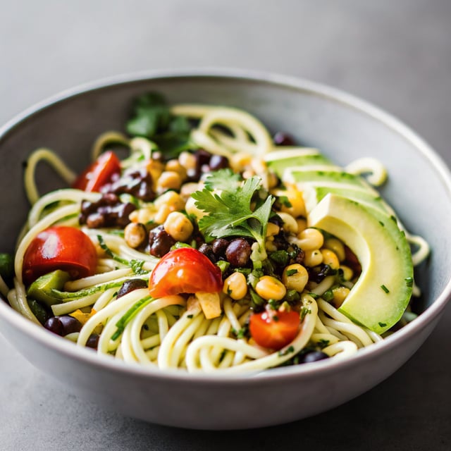 Southwestern Zucchini Noodle Bowls