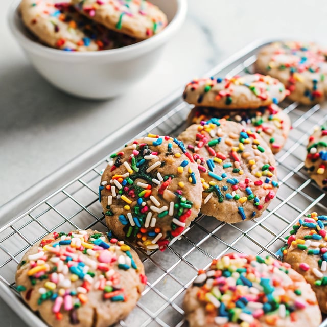 Sprinkle Chocolate Chip Cookies