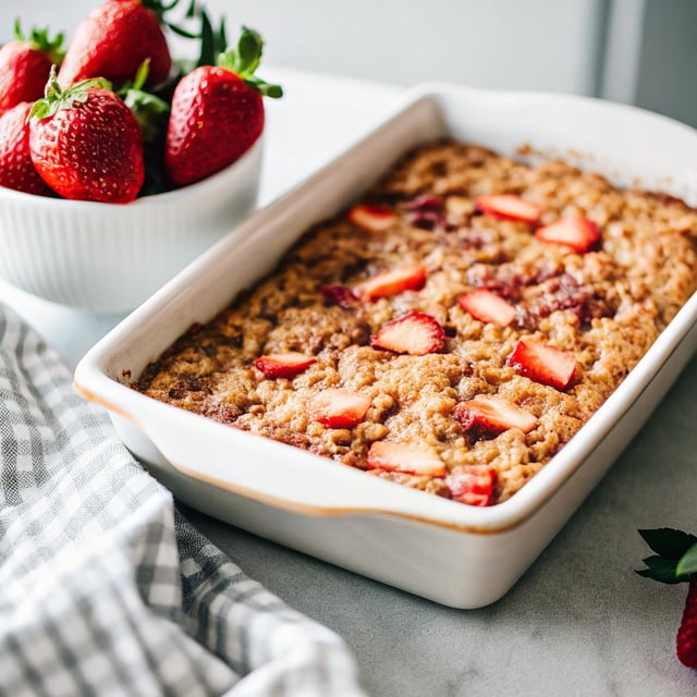Strawberry Baked Oatmeal