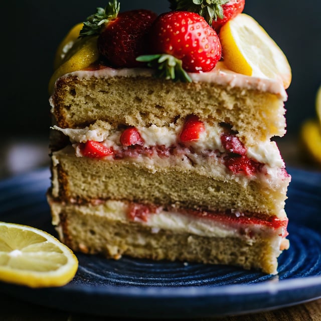 Strawberry Lemonade Cake