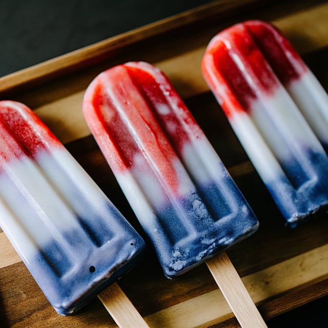 Strawberry Popsicles