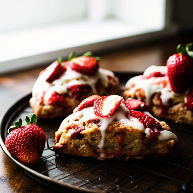 Strawberry Scones