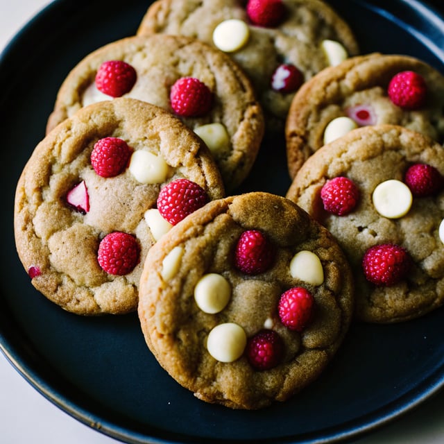 White Chocolate Raspberry Cookies