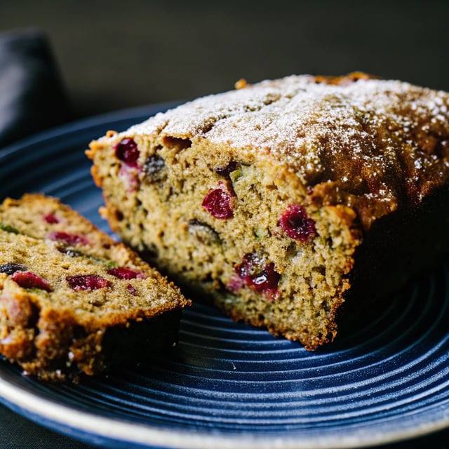 Zucchini Bread with Dried Cranberries