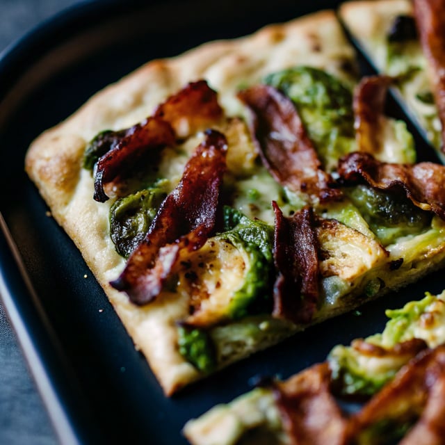 Bacon and Brussels Sprouts Flatbread